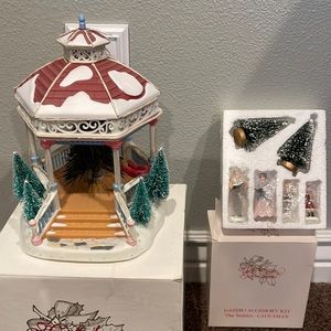 Avon Holiday Treasures Lighted Fiber Optic Gazebo and Accessory Kit